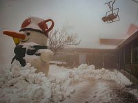 Горный курорт Хермон закрыт из-за погодных условий