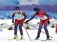 Олимпиада. Биатлон. В смешанной эстафете победили норвежцы. Россияне на третьем месте