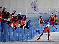 Олимпиада. В скиатлоне победил россиянин