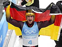 Олимпиада. Санный спорт. Чемпионом стал немец