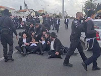 Ультраортодоксальная община протестует против закона о призыве. Перекрыто 4-е шоссе