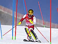 Олимпиада. Горнолыжная комбинация. Победил австриец. Израильтянин занял шестое место