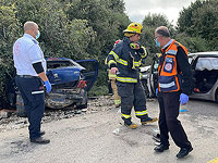 ДТП на севере Израиля, двое пострадавших в тяжелом состоянии