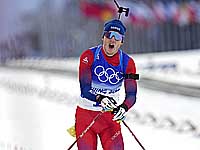 Олимпиада. Биатлон. Норвежцы завоевали золото и бронзу. Россиянин Занял четвертое место