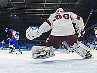 Олимпиада. Хоккей. Словаки разгромили сборную Латвии