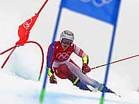 Олимпиада. Слалом-гигант. Победил швейцарец. Израильтянин на 22-м месте