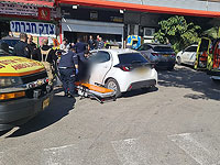 В Хайфе автомобиль сбил женщину, пострадавшая в тяжелом состоянии