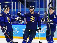 Олимпиада. Хоккей. Финны разгромили швейцарцев и вышли в полуфинал