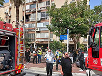 Пожар в Холоне, пострадали пять человек