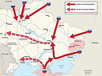 Минобороны Великобритании опубликовало возможную схему российского вторжения в Украину