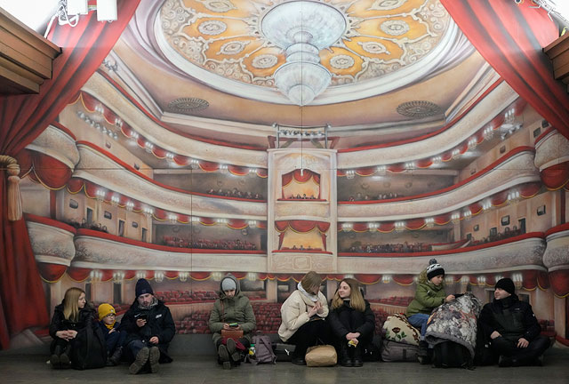 Киевское метро, 25 февраля 2022 года Киевское метро, 25 февраля 2022 года