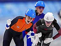 Олимпиада. Конькобежный спорт. В масс-старте победила голландка