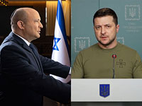 Канцелярия: состоялся третий за сутки телефонный разговор между премьер-министром Беннетом и президентом Украины Зеленским