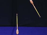 Этап Кубка мира. Дарья Атаманов завоевал серебряную медаль в упражнениях с булавами