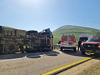 ДТП в Иорданской долине, водитель в тяжелом состоянии