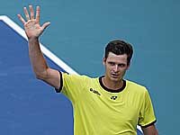 Майами. В четвертьфинале поляк победил россиянина