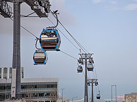 11 апреля начнется коммерческая эксплуатация канатной дороги в Хайфе