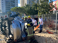ДТП в Кирьят-Моцкине: автомобиль вылетел на собачью площадку, погиб мужчина