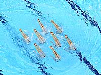 Синхронное плавание. Сборная Израиля завоевала золотую медаль в Афинах