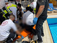 При купании в бассейне в Герцлии захлебнулся мужчина