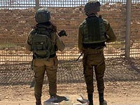 На границе с Египтом бойцы ЦАХАЛа 