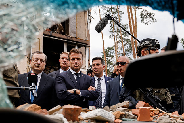 Европейские лидеры в Киеве и Ирпене. Фоторепортаж Европейские лидеры в Киеве и Ирпене. Фоторепортаж