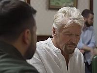 В Киеве прошла встреча Зеленского с миллиардером Брэнсоном