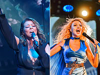 Яркие звезды эстрады Сандра и Оля Полякова на фестивале 