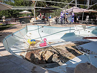 В провале, образовавшемся под бассейном в Кармей Йосеф, обнаружено тело пропавшего мужчины