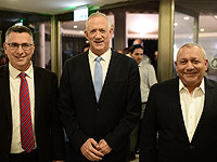 Ганц, Айзенкот и Саар на пресс-конференции: 