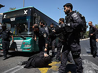 Беспорядки ультраортодоксов: перекрыто шоссе номер 446, полиция пытается разогнать протестующих