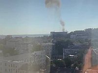 Беспилотник снова атаковал штаб Черноморского флота РФ в Севастополе, взрывы в других районах Крыма