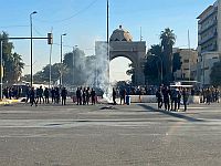 Протесты в Багдаде, демонстранты ворвались в здание парламента