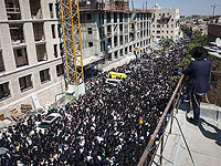 Похороны духовного лидера партии ШАС Шалома Коэна. Фоторепортаж