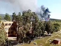 В Донецке горит торговый центр 