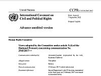 Комитет ООН потребовал от Азербайджана и Беларуси выплатить компенсацию израильскому блогеру Александру Лапшину