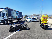 ДТП в районе Кирьят-Ата: мотоциклист в тяжелом состоянии