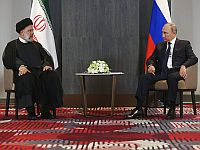 Президенты Ирана и России: Ибрагим Раиси и Владимир Путин