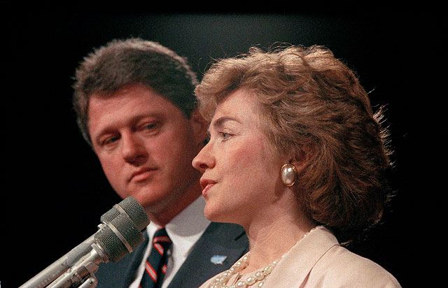 С Президентом США Биллом Клинтоном, 1987 год С Президентом США Биллом Клинтоном, 1987 год
