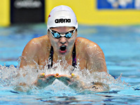 Плавание. Этап Кубка мира в Индианаполисе. Израильтянка Анастасия Горбенко завоевала бронзовую медаль