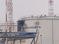 Власти Орловской области РФ сообщили об атаке беспилотника на нефтебазу