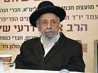 Дери покинул коалиционные переговоры после сообщения об ухудшении состояния раввина Шимона Баадани