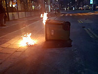 Несогласованные акции протеста прошли на месте теракта у въезда в Иерусалим