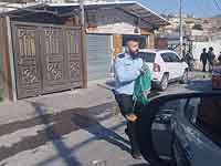 В Сильване сняты флаги ХАМАСа и ПА с проводов линии электропередачи