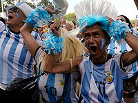 Празднование выхода Аргентины в финал ЧМ по футболу. Фоторепортаж