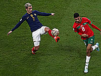 Лучшим игроком матча Франция - Марокко признан Антуан Гризманн