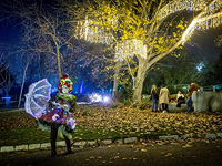 Зимний фестиваль света в Иерусалиме. Фоторепортаж