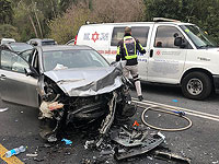 ДТП около Бейт-Шемеша: одна из пяти пострадавших в тяжелом состоянии