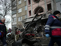 Последствия падения вертолета МВД Украины на детский сад в Броварах. Фоторепортаж