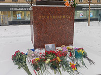 Стихийная акция в Москве: цветы и игрушки у памятника Лесе Украинке – знак скорби по погибшим в Днепре